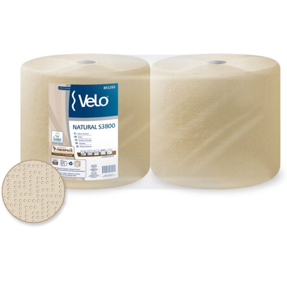 Lucart - Rotolo Lucart Econatural 1500 Strappi, 2 Veli, Conf. 2 Rotoli - 5
